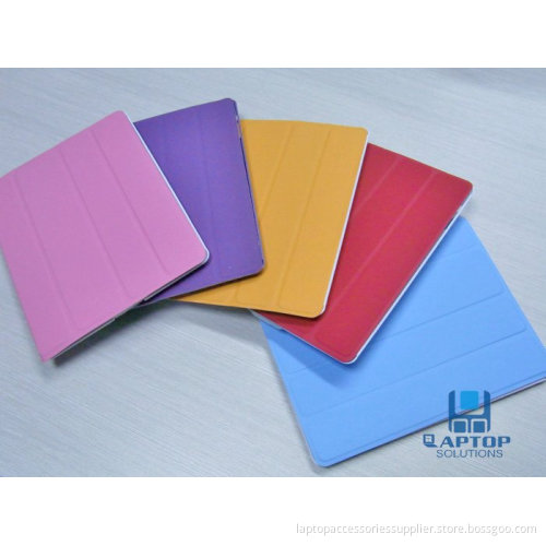 Pink 100% Brand New Ipad / Ipad2 Smart Protective Cases With Pure Color Leather